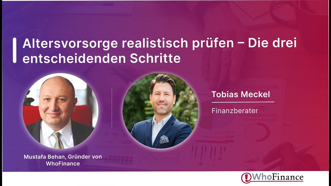 Altersvorsorge Check: Was bleibt von deiner Rente wirklich übrig? 📉 | Experten-Talk: Tobias Meckel