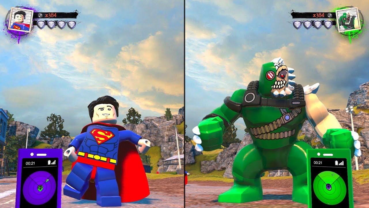 LEGO DC Super-Villains - Superman vs Doomsday - Open World Free Roam Gameplay HD