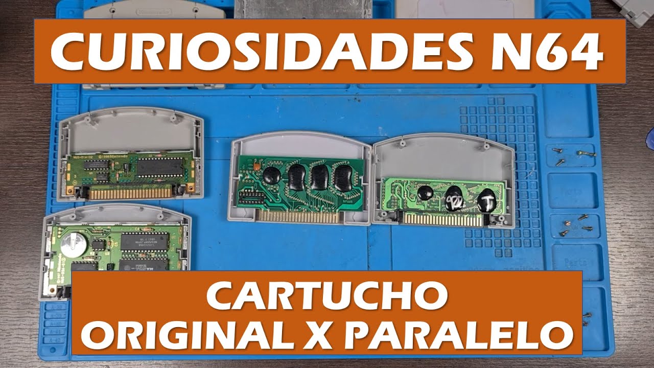 CURIOSIDADES CARTUCHO N64 - ORIGINAL VS PARALELO, COMO FUNCIONA, ADAPTADOR ULTRA 64 E MUITO MAIS!