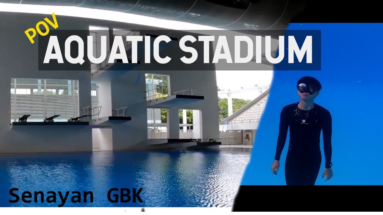 POV: Free Dive at Aquatic Stadium GBK, Senayan, Jakarta | Gopro Hero 8 (2021)