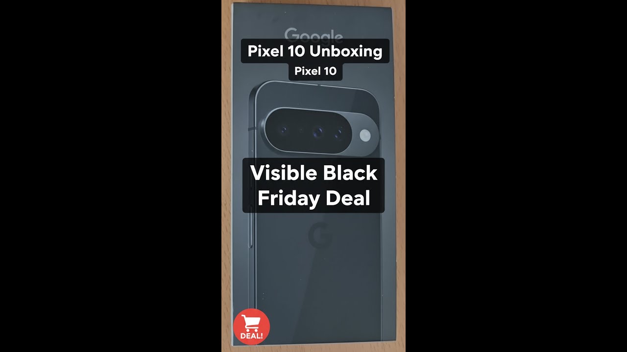 📦 Google Pixel 10 Unboxing (128GB Obsidian) | Visible Black Friday Deal($340) |Enable Developer Mode