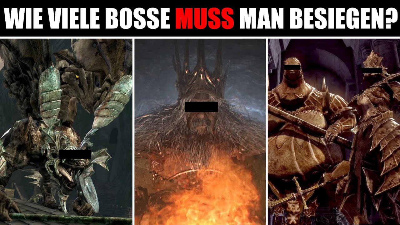 Wie viele Bosse MUSS man in Dark Souls besiegen?