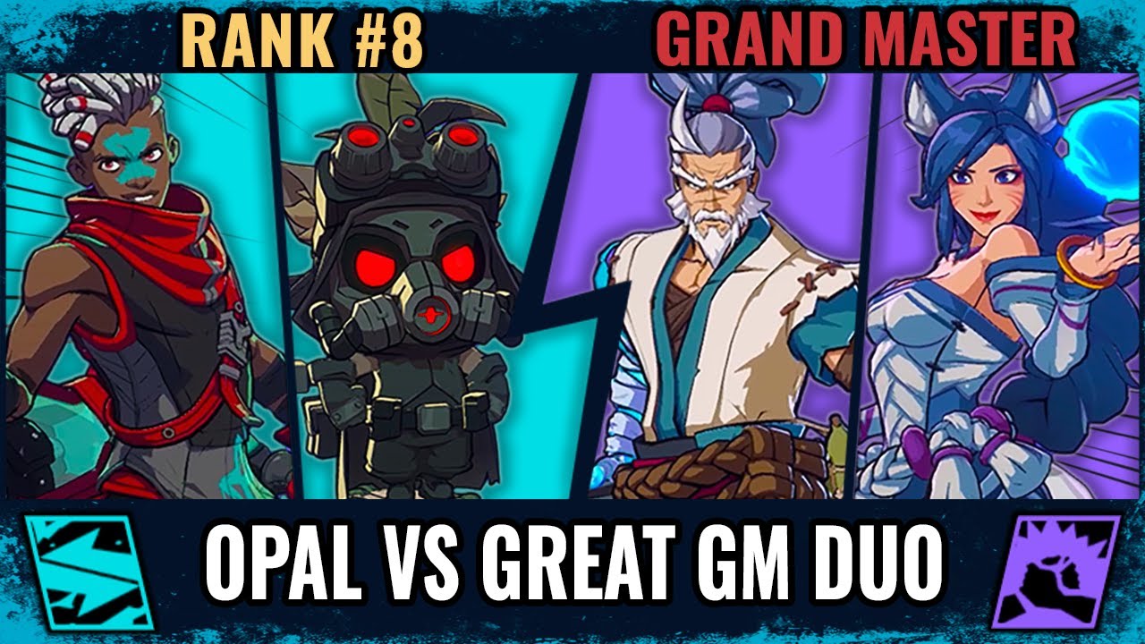 Opal vs Great GM DUO – [Ранг #8] Teemo Ekko VS Yasuo Ahri [Гранд Мастер] | 2XKO