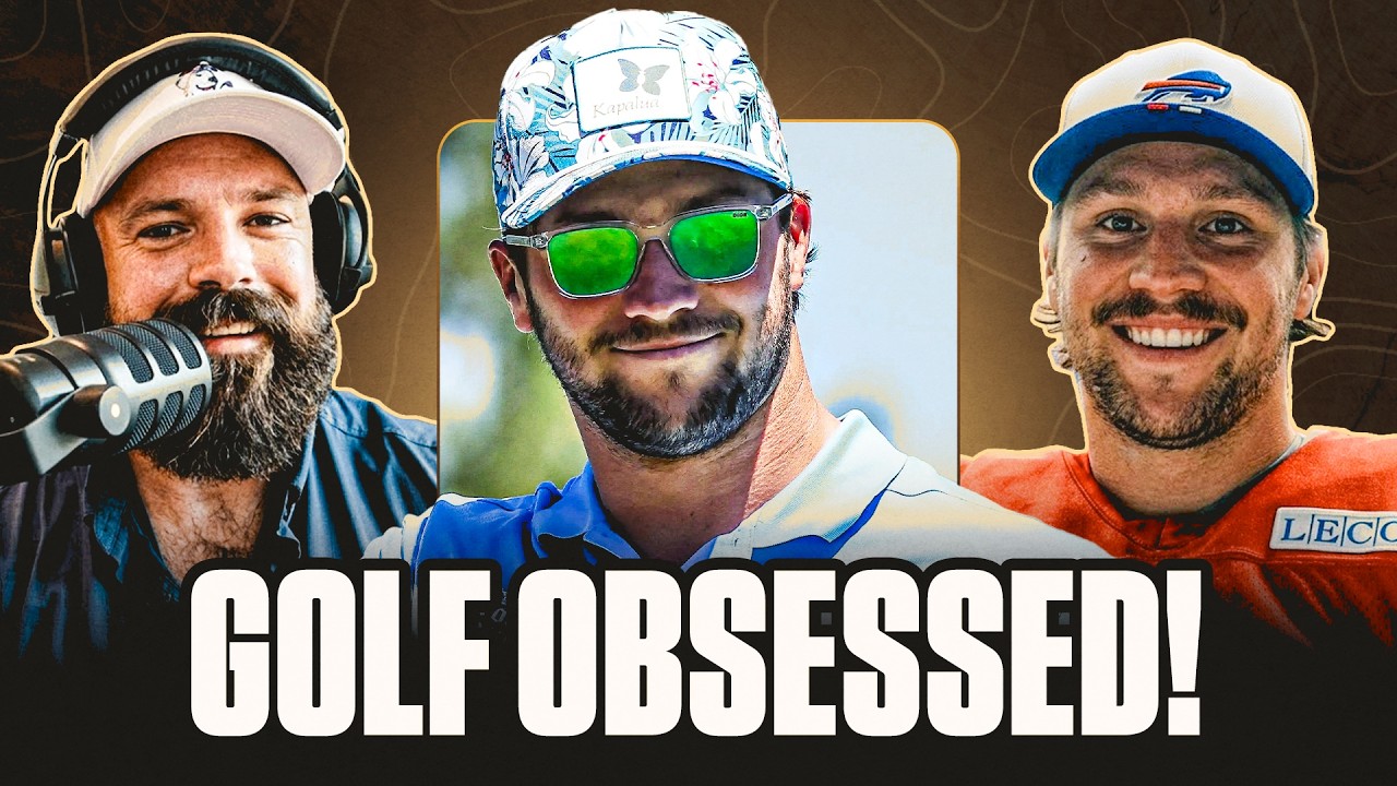 Josh Allen Has A GOLF COURSE In His Backyard?!