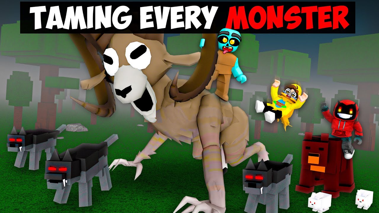 We Tamed EVERY MONSTER In 99 Nights In The Forest&hellip;