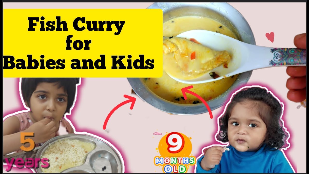 தமிழில் - Simple & Tasty Fish Curry for Babies & Kids In 10 Mins (with subtitles)