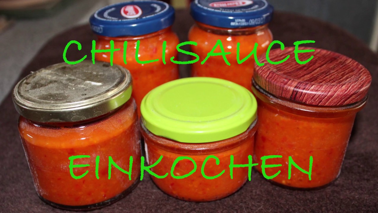 Chilisauce einkochen