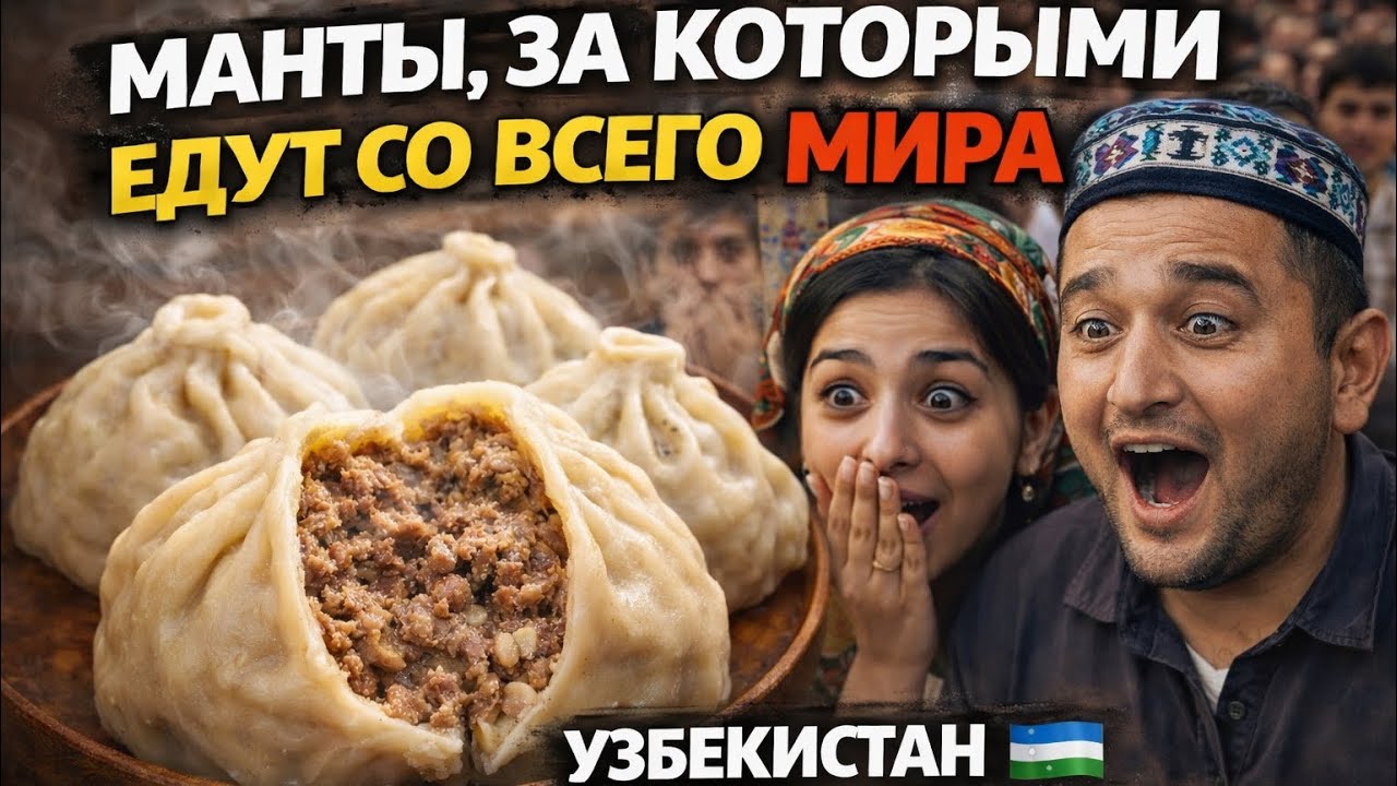 Манты, за которыми едут со всего Мира 🔥 🔥 🔥 Узбекистан!