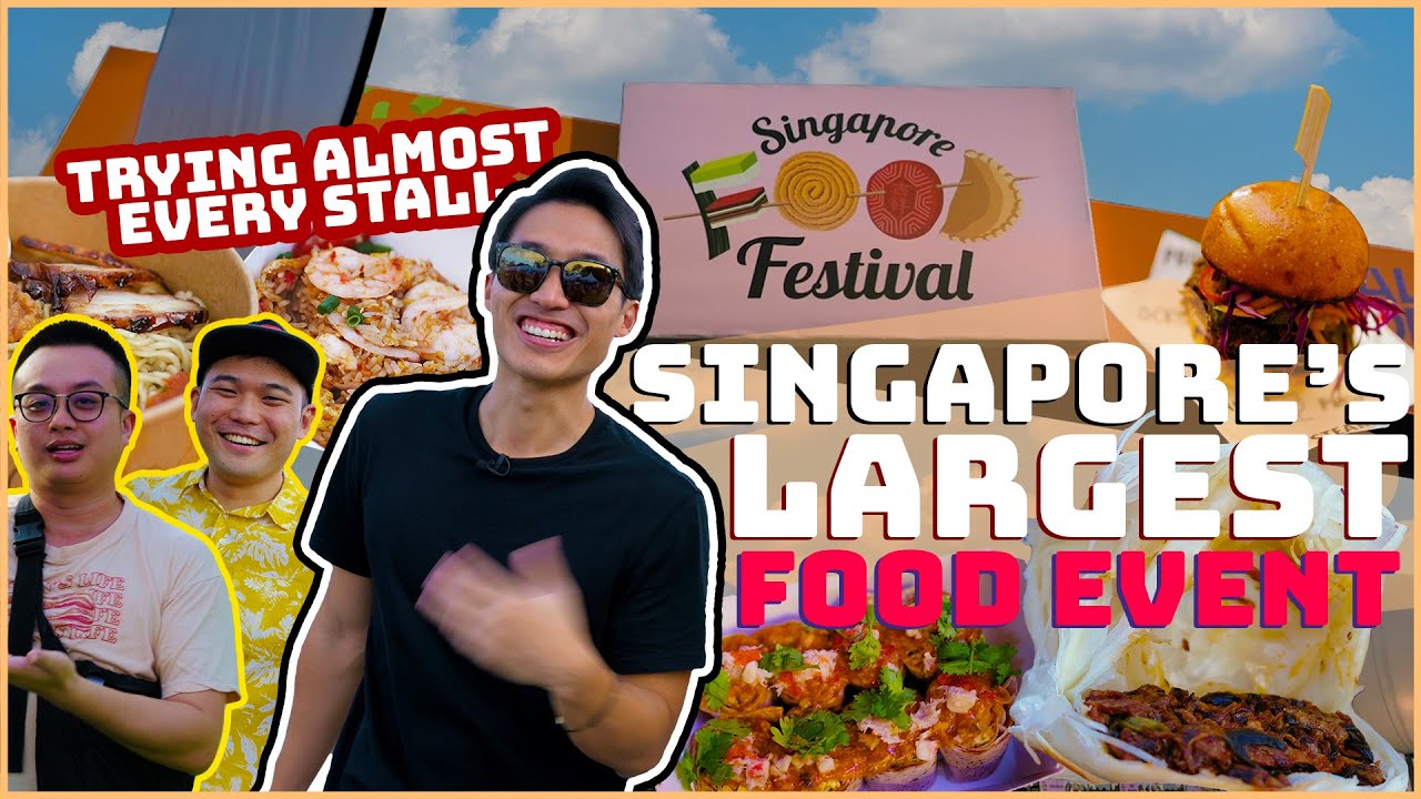 Singapore Food Festival Challenge 2022 с Ghib Ojisan! | ПРОБУЕМ ВСЕ ЛАвки! | Уличная еда Сингапура