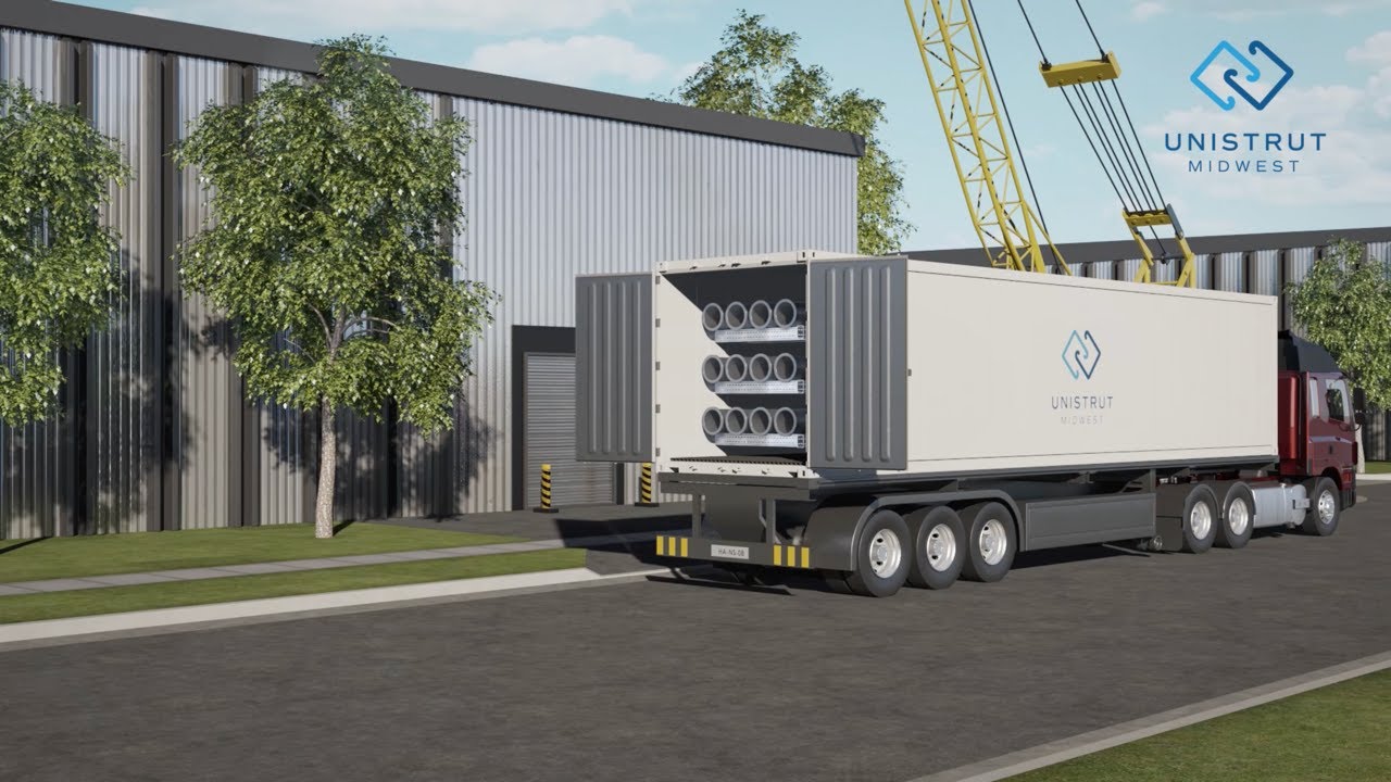 Construction 3D Animation Video | Unistrut Midwest - Sikla siFramo