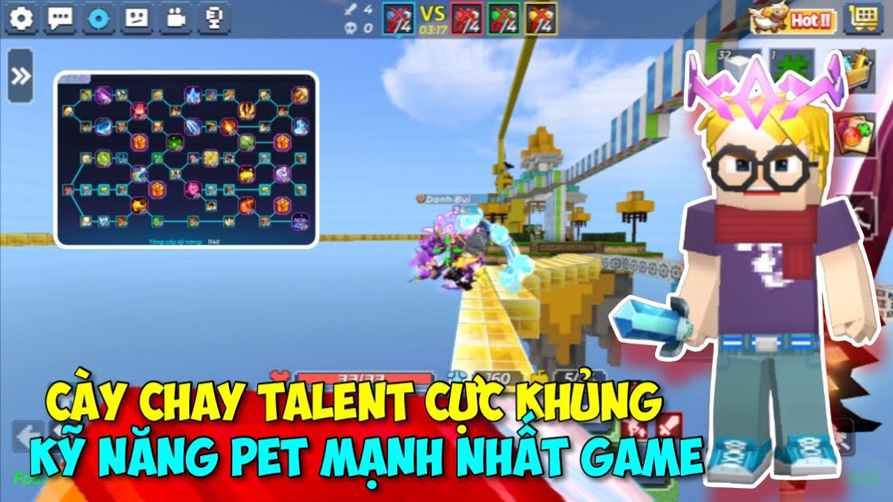 (Blockman GO) BEDWARS: Đỉnh Cao CÀY CHAY Bảng TALENT Cực Khủng Leo Rank Huyền Thoại