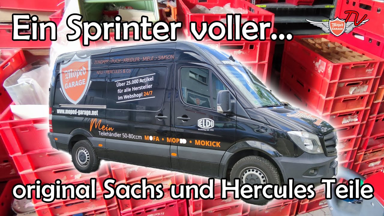 Ein Sprinter VOLL original Sachs und Hercules Teile gefunden