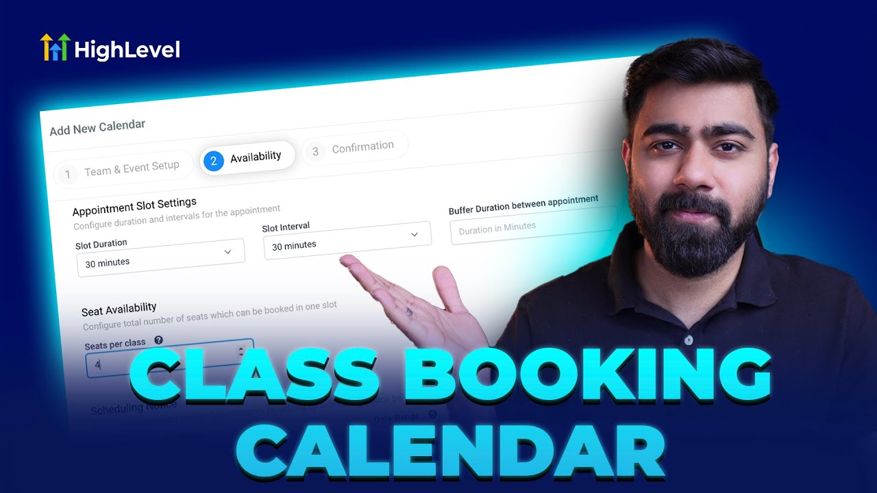 How to Set Up a Class Booking Calendar in GoHighLevel