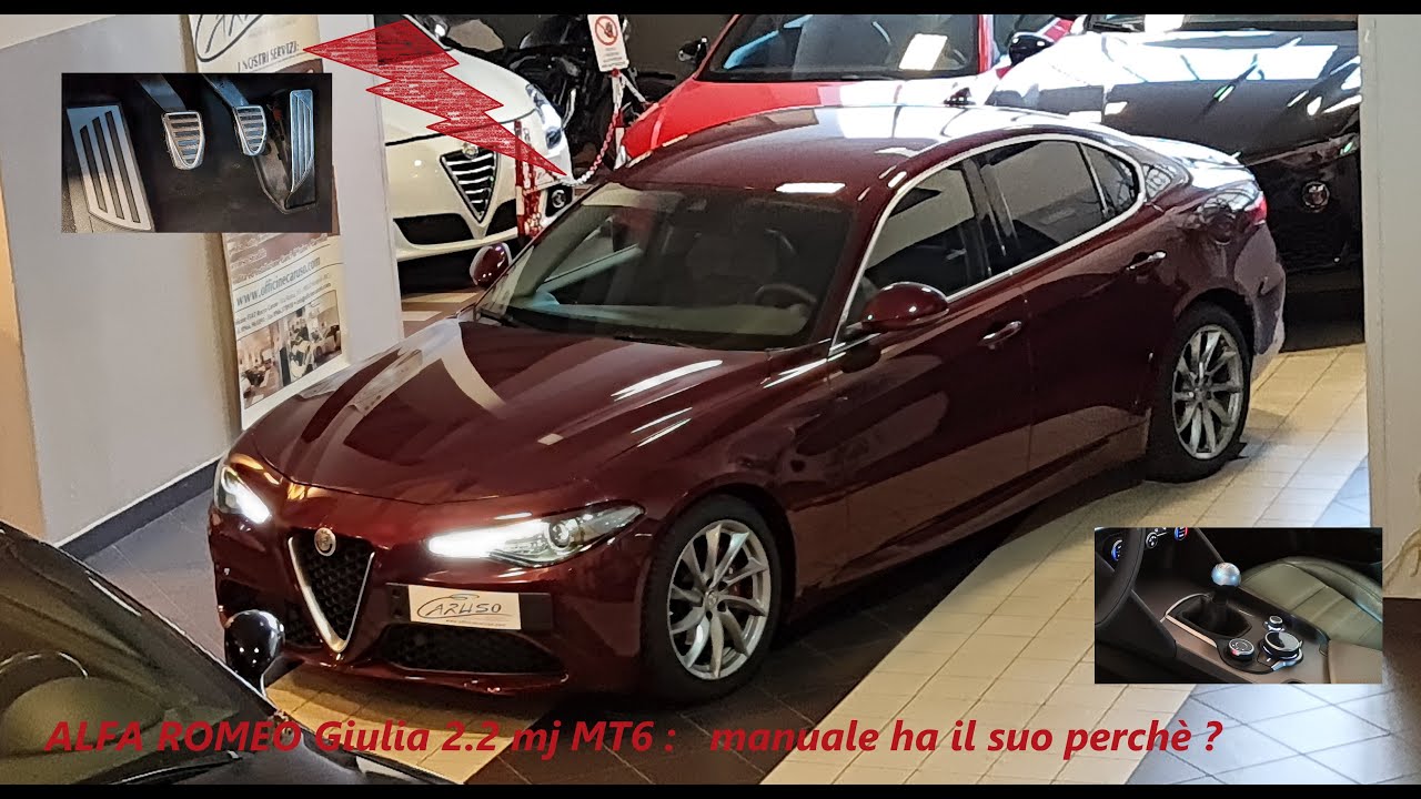 ALFA ROMEO Giulia 2.2 Mj Mt6 : Manuale ha il suo perchè ?#Officinecaruso