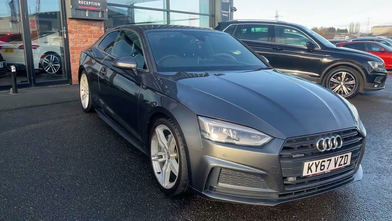AUDI A5 2.0TDI S-LINE QUATTRO DAYTONA GREY 2017 67-PLATE