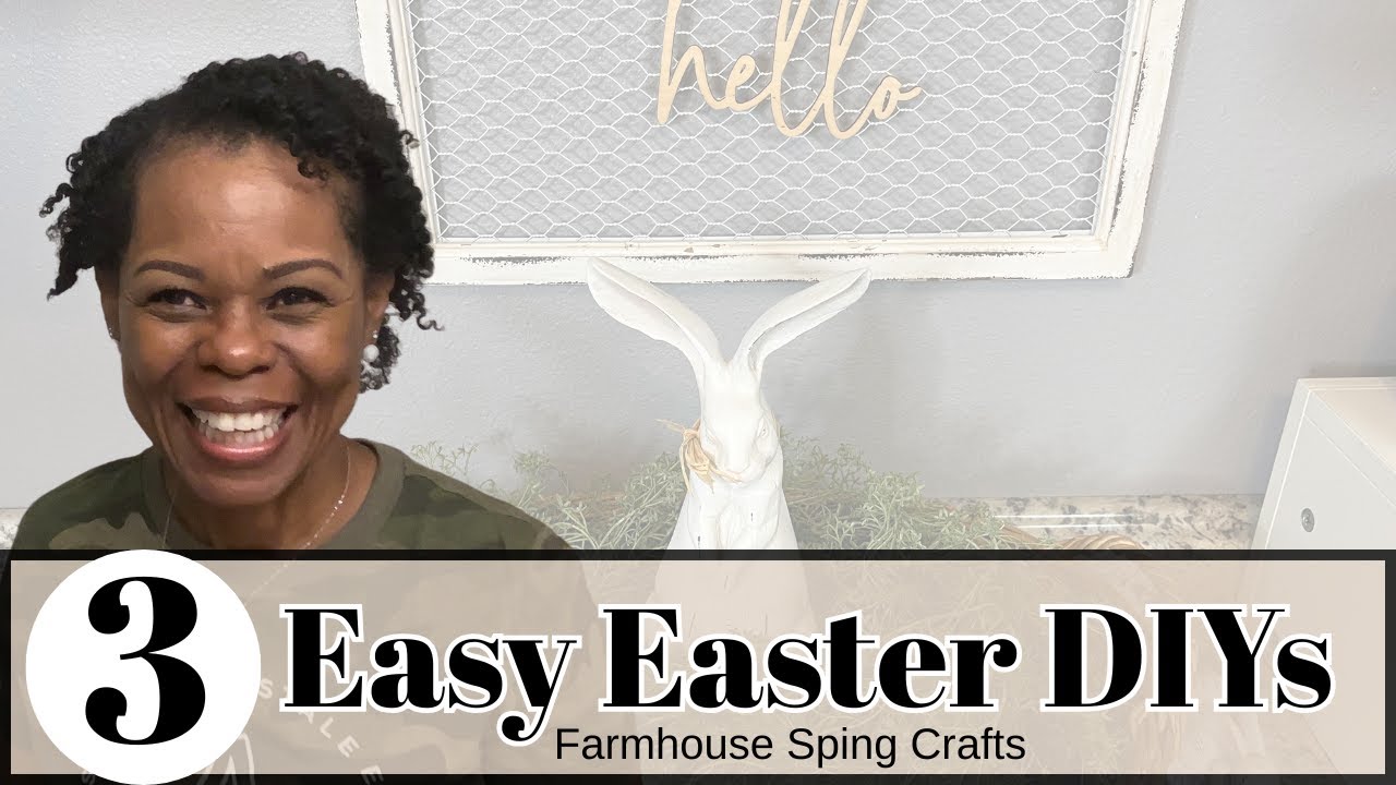 3 Easy & Budget-Friendly Easter DIYs | Farmhouse Spring Crafts!