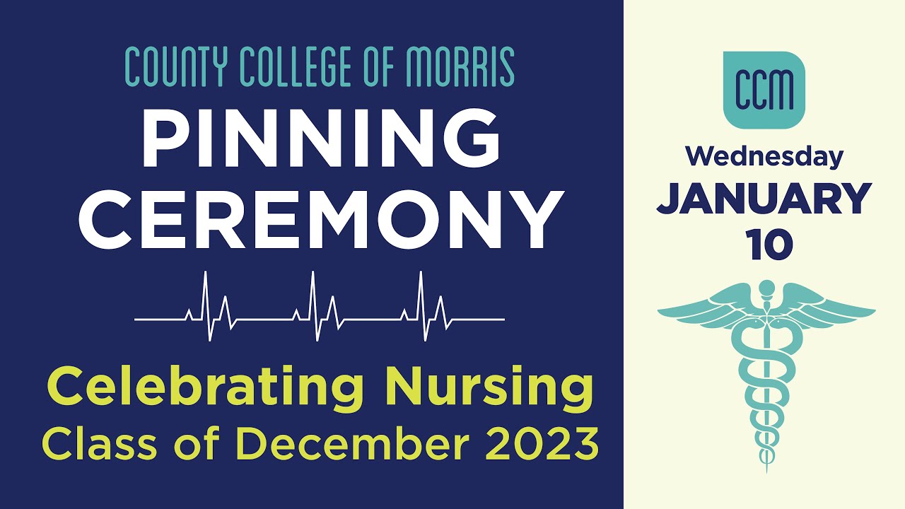 County College of Morris December 2023 Nurse Pinning