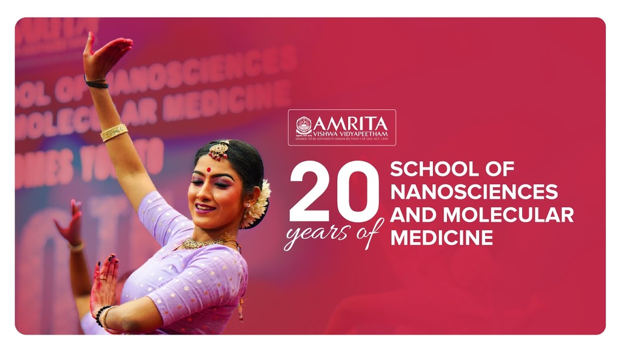 20 Years | School of Nanosciences & Molecular Medicine | Launch of AM2RITA | Strategic MoU Signings