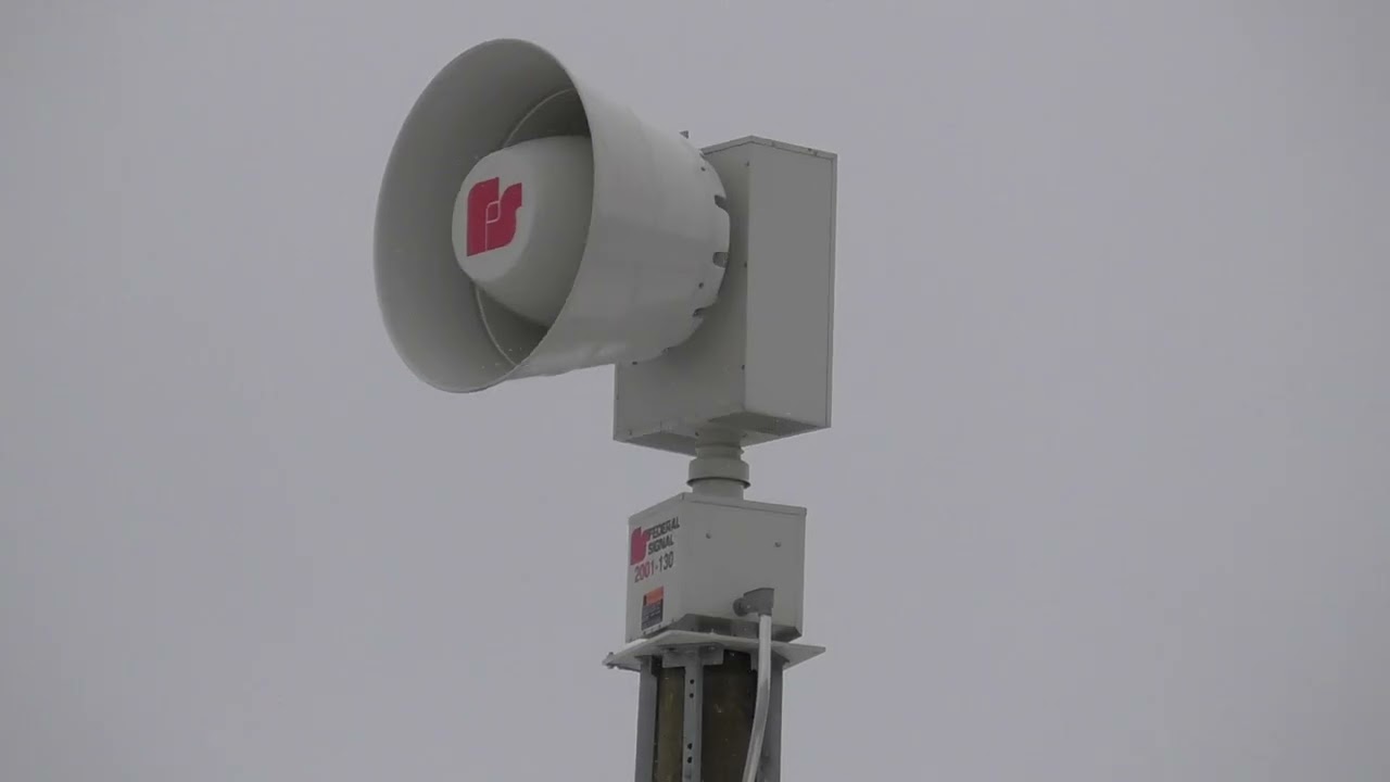 Federal Signal 2001-130 Siren Test | Alert | Wickliffe, OH | 1/8/25