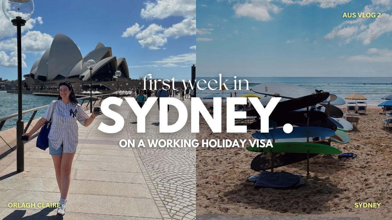 FIRST WEEK living in SYDNEY australia vlog 🇦🇺 realistic 27 year old admin on a WORKING HOLIDAY VISA