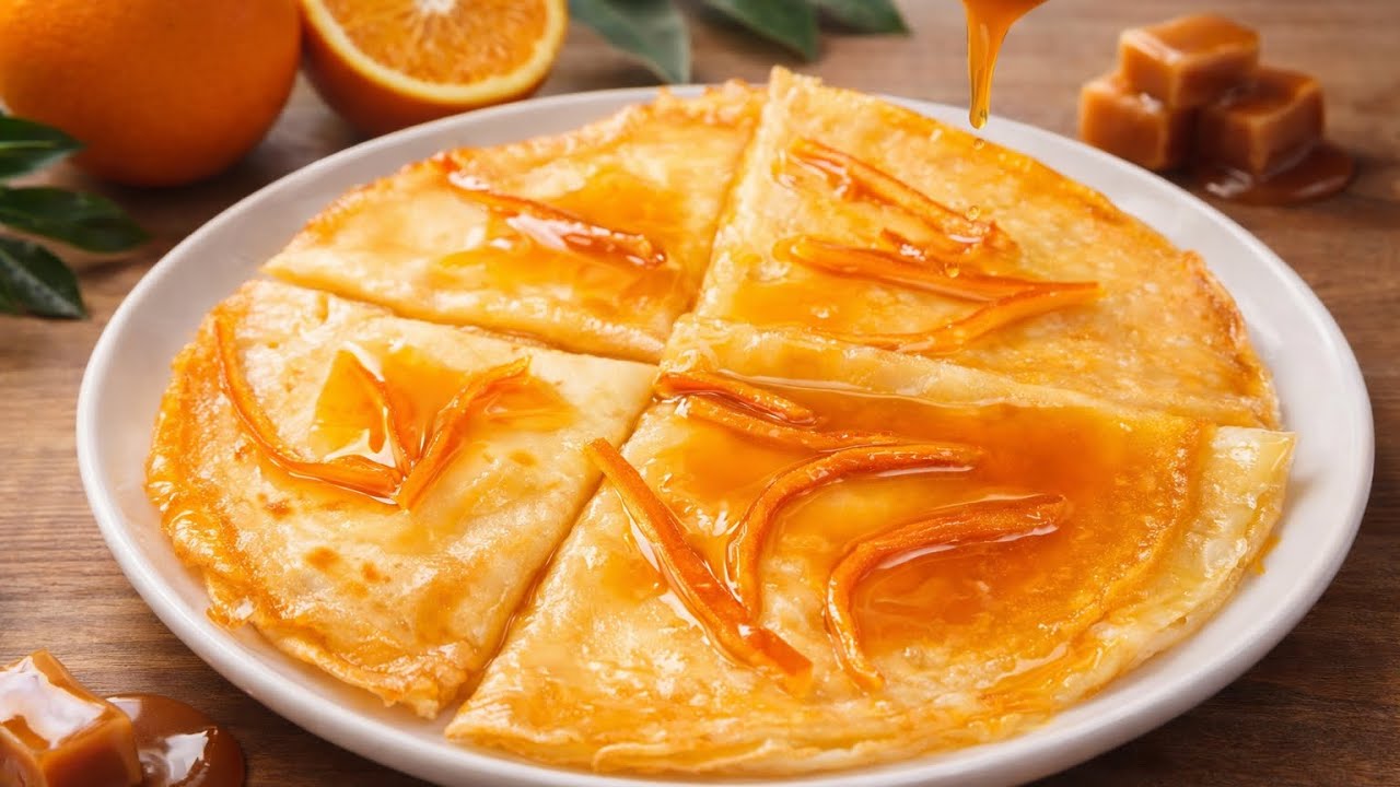 Crêpes Suzette Faciles 🍊 | Recette Gourmande et Inratable