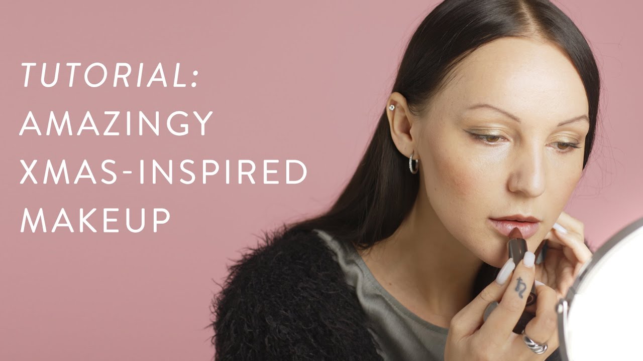 Sonja's Xmas-Inspired Makeup Look with HIRO, Mádara, RMS & Rituel de Fille
