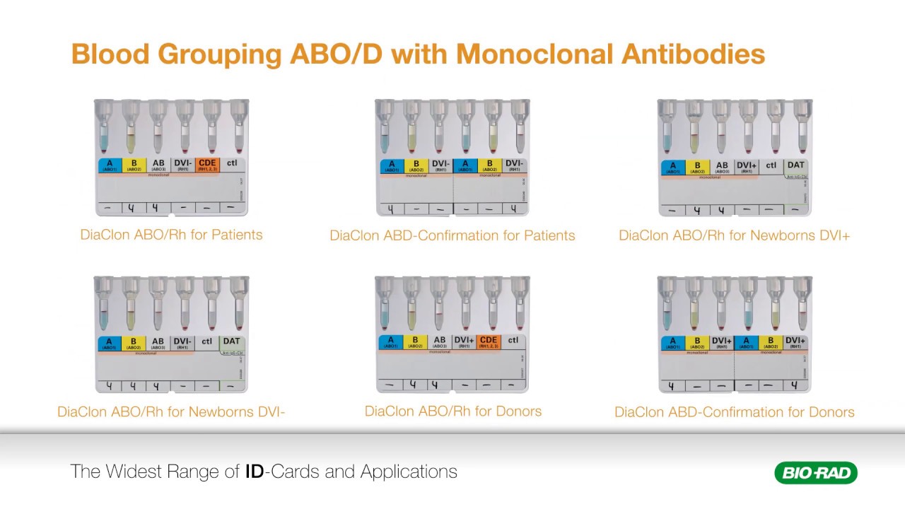 Bio-Rad&rsquo;s ID-System &ndash; Gel Card Technology