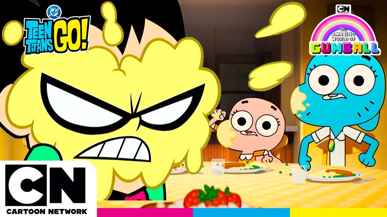 Food Fight Frenzy: Gumball x Teen Titans Go! | Cartoon Network UK