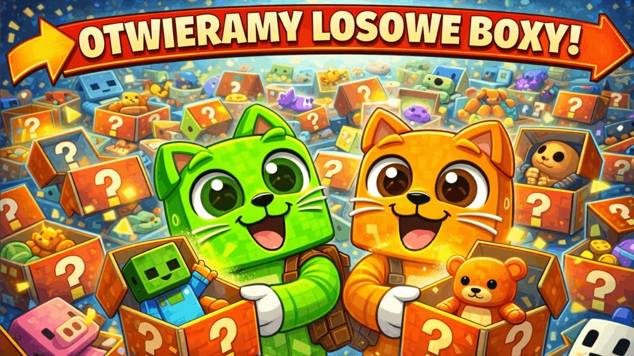 TRAFILIŚMY LEGENDARNĄ ZABAWKĘ?! OTWIERAMY BOXY w Minecraft!
