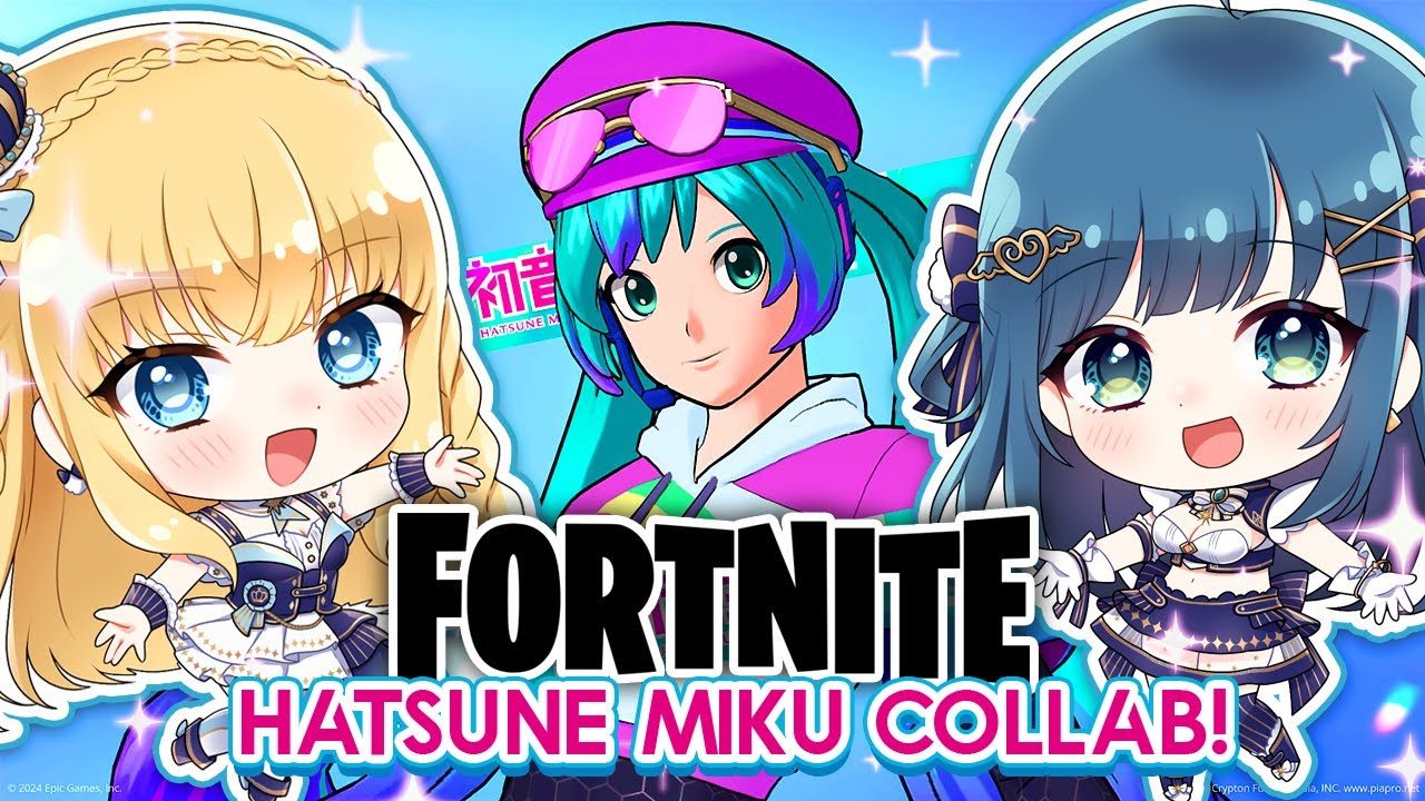 FORTNITE X HATSUNE MIKU COLLAB IS REAL!!! w/ @NeneAmanoCh