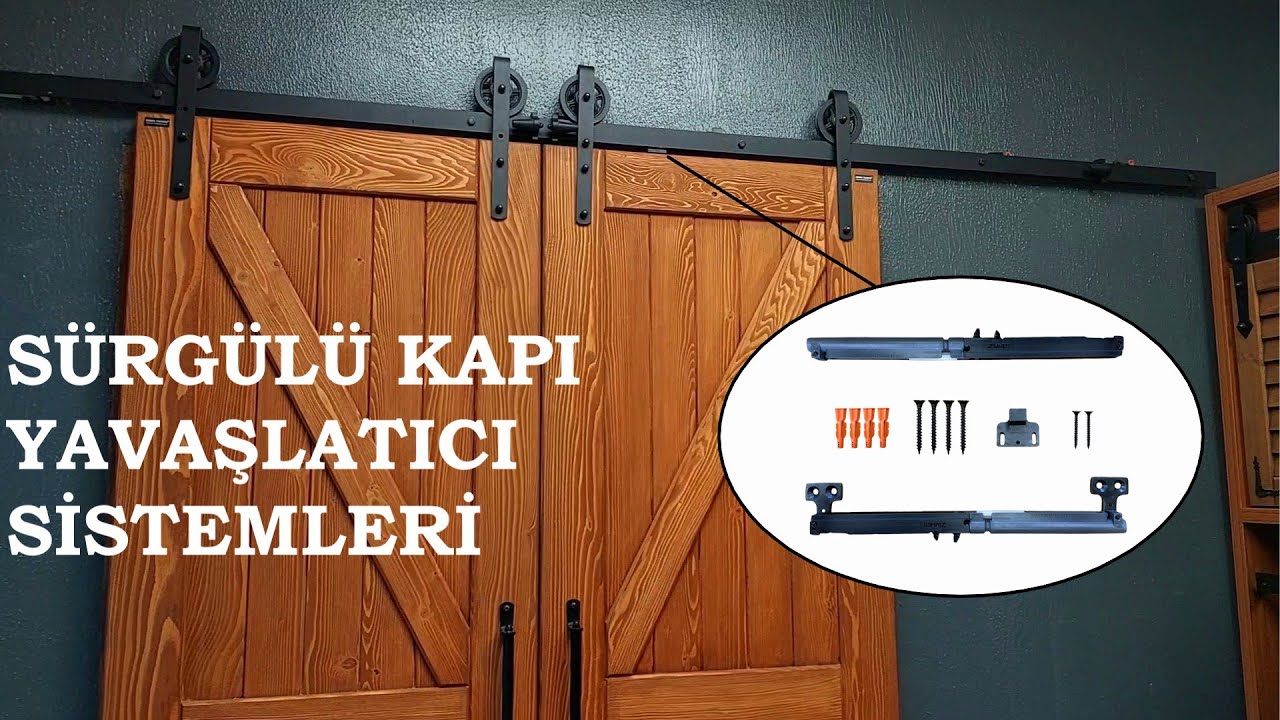 ORMAN TASARIM SÜRGÜLÜ KAPILAR İÇİN YAVAŞLATICI SİSTEM MONTAJI