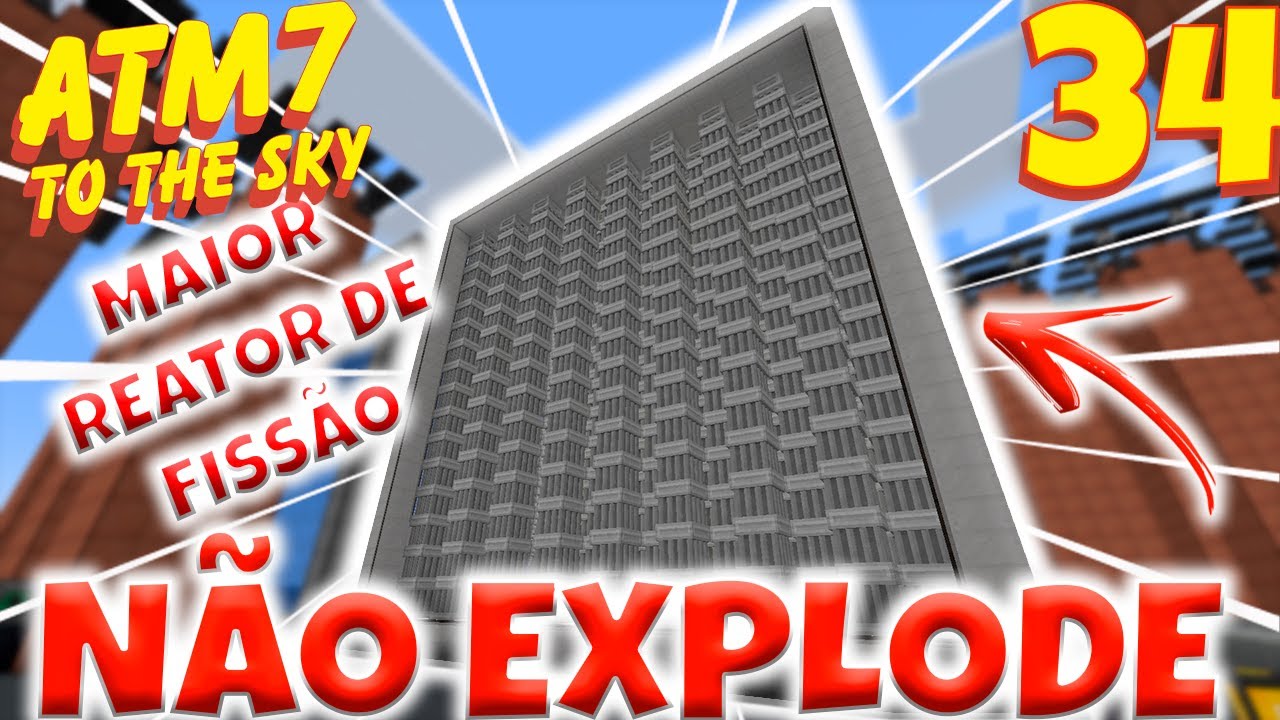 TAMANHO MÁXIMO REATOR DE FISSÃO MEKANISM E THERMOELETRIC BOILER  - EP 34 | ALL THE MODS 7 TO THE SKY
