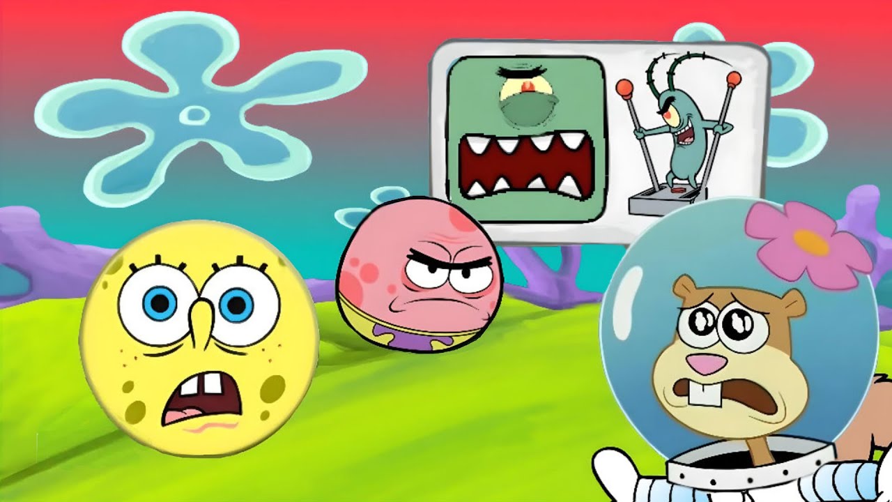 SpongeBob Animated in Red Ball 4 Ep.2 + Final Boss (Remastered 2024)