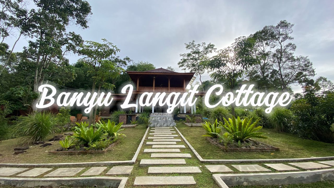 Camping, main air dan healing di Wisata Alam Banyu Langit cottage di Pesawaran Lampung