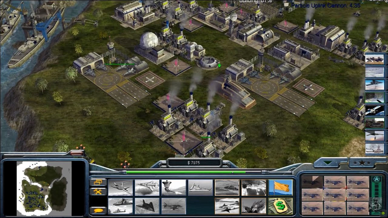 C&C Generals Zero Hour: Destructive Forces Mod - US Navy VS. 2x GLA Naval & Stealth Generals
