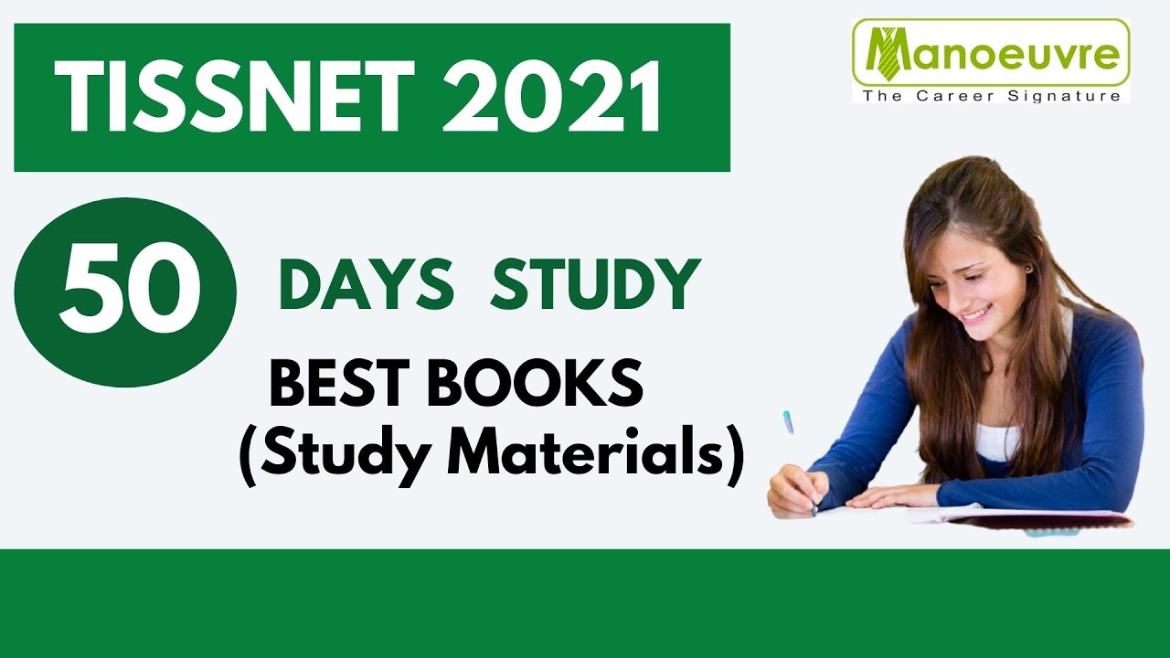 TISSNET 2021 - 50days - Best Books (Study materials) for Preparation | Target Tiss or Nothing