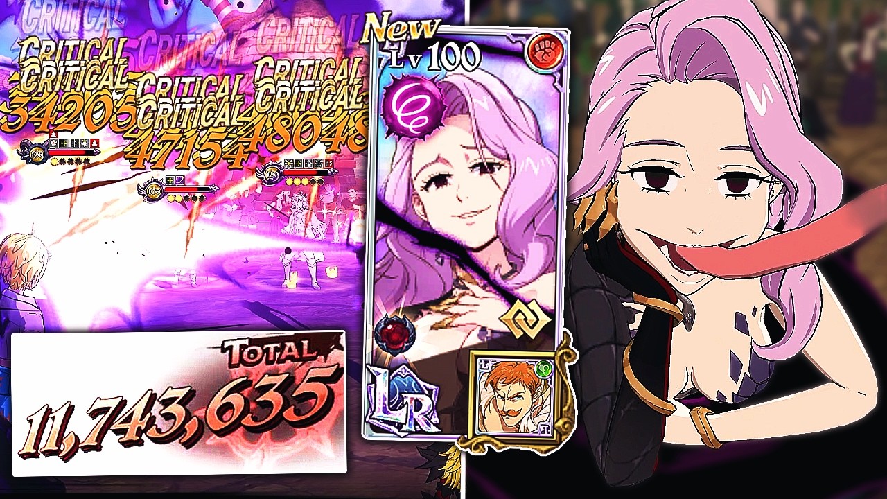 NEW LR RED MELASCULA SUPER BROKEN ON DEMONS!! LMAOO UNDEAD BUFF ON EVERYONE!! [7DS: Grand Cross]