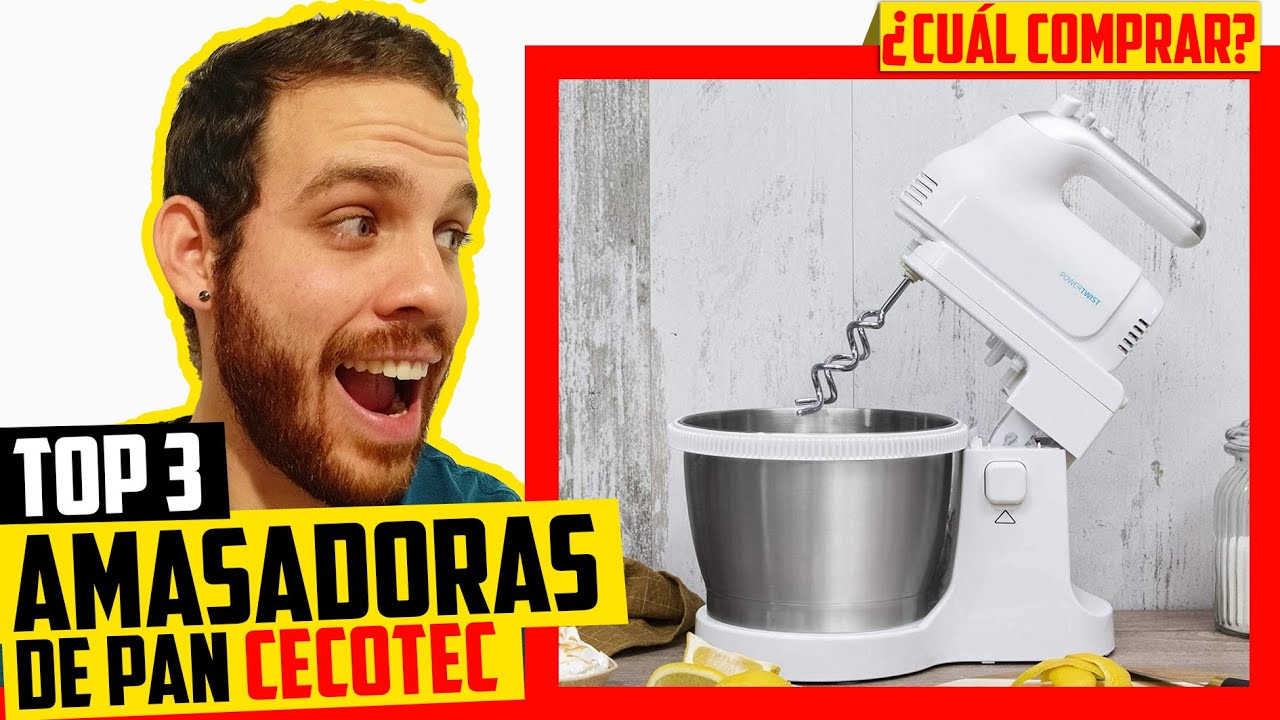 🍞 Mejor BATIDORA Amasadora de Pan CECOTEC 🥧 | ¿Cecomixer Easy, Compact o PowerTwist? | ▶Amazon 2021◀