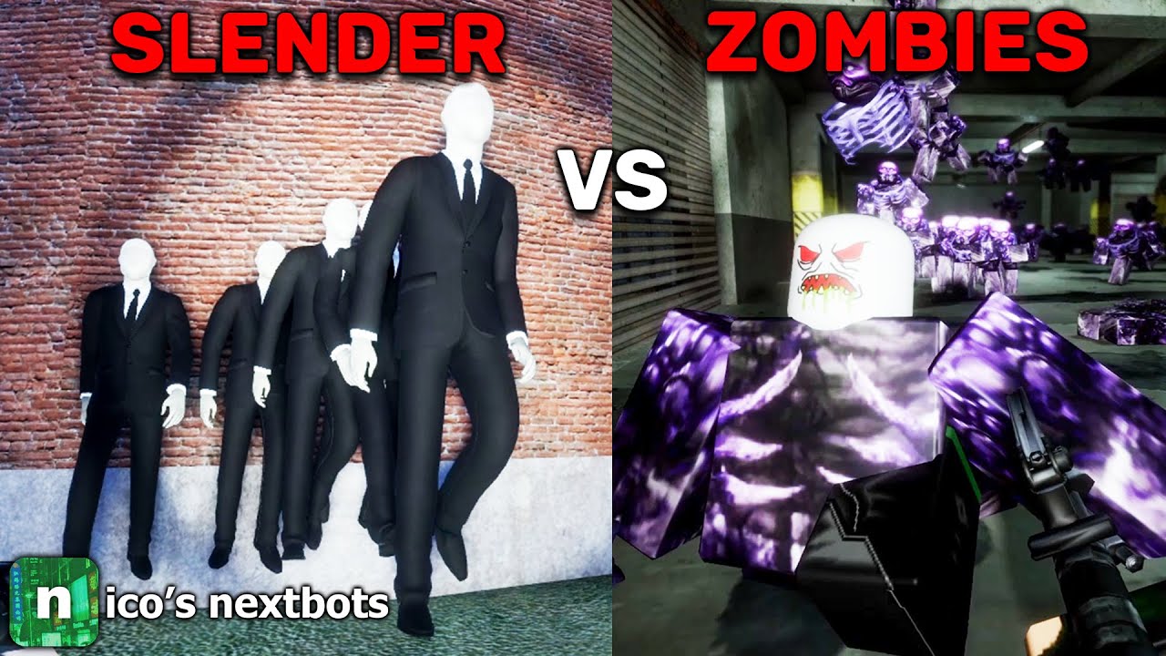 The NEW Zombies & SLENDERMAN Event is SCARY! (Nico's Nextbots)