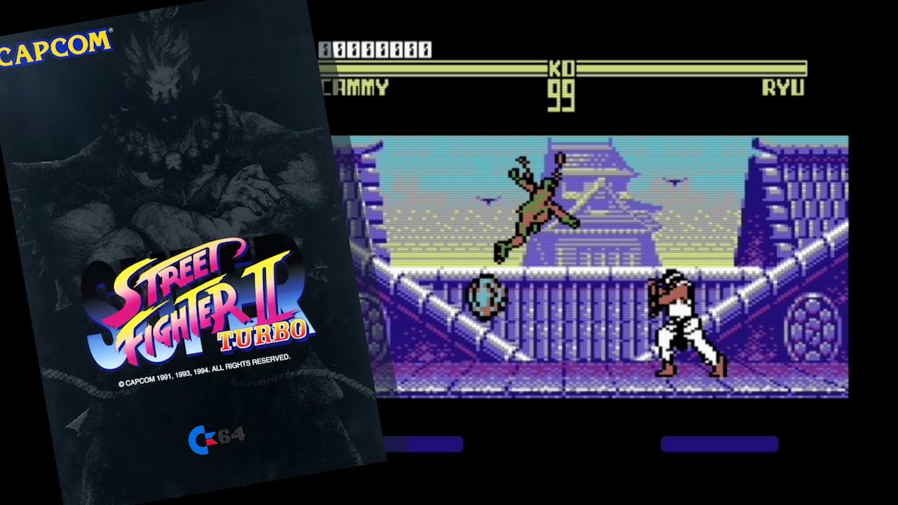 C64 Preview - Super Street Fighter 2 Turbo - PAL 50fps
