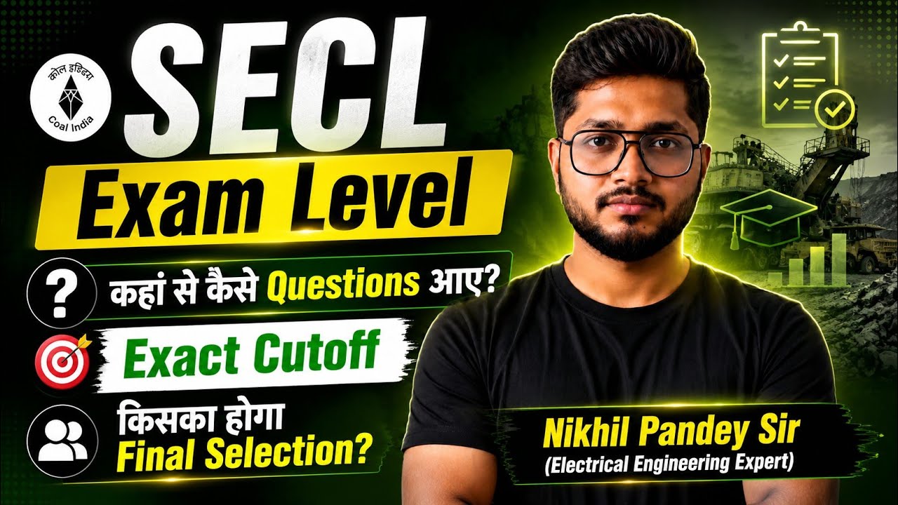 SECL Exam Level | यहां से पूछे गए Questions | Exact Cutoff | 100% Selection With Safe Marks