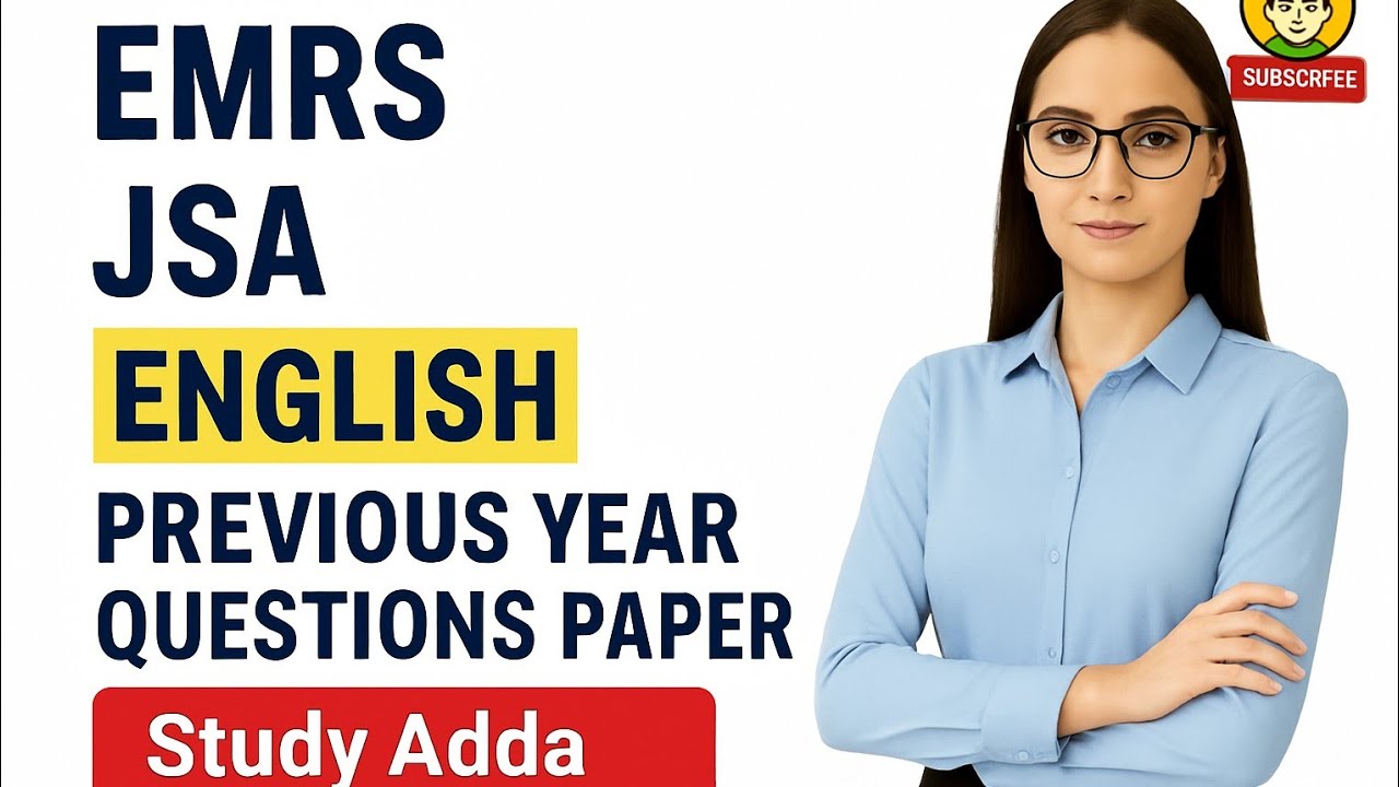 EMRS 2025 | English | JSA | previous year question paper #emrs2025 #jsa #sarkarunaukari #youtube 