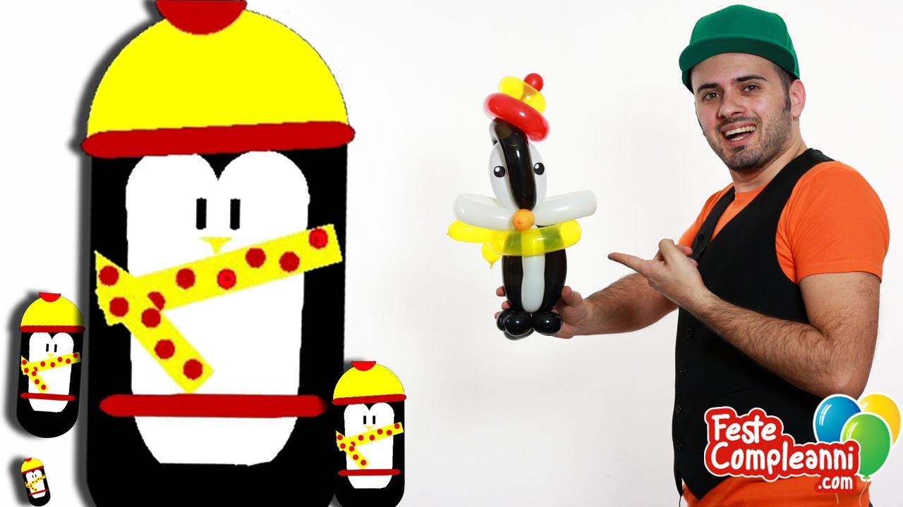 GODz Dread Pinguino - Scultura con Palloncini Modellabili - Tutorial 65 - Feste Compleanni