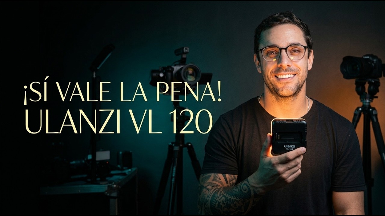 LED ULANZI VL 120 MEJOR LED PORTATIL 2023