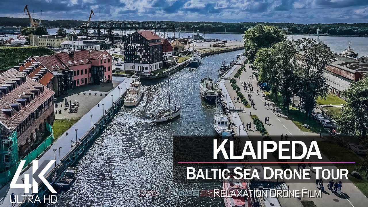 【4K】½ HOUR DRONE FILM: «Klaipeda & Palanga» 🔥🔥🔥 Ultra HD 🎵 Chillout (for 2160p Ambient UHD TV)
