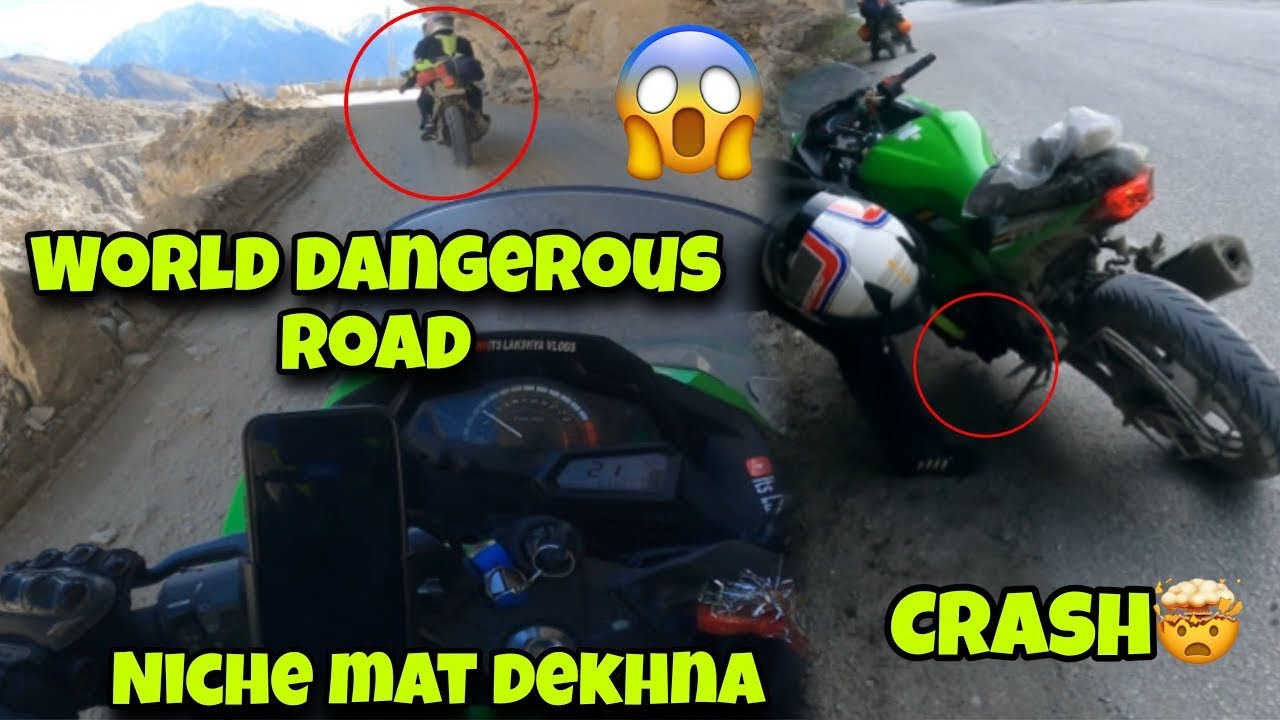 Ninja Ka Cr@sh Hogya Spiti Ride Pai😣 Bike Tut Gyi💔 World Dangerous Tibet Highway 