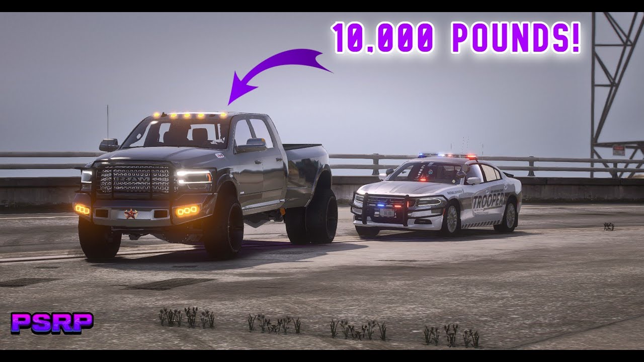 10,000 POUND TRUCK DESTROYS COPS! (PSRP)