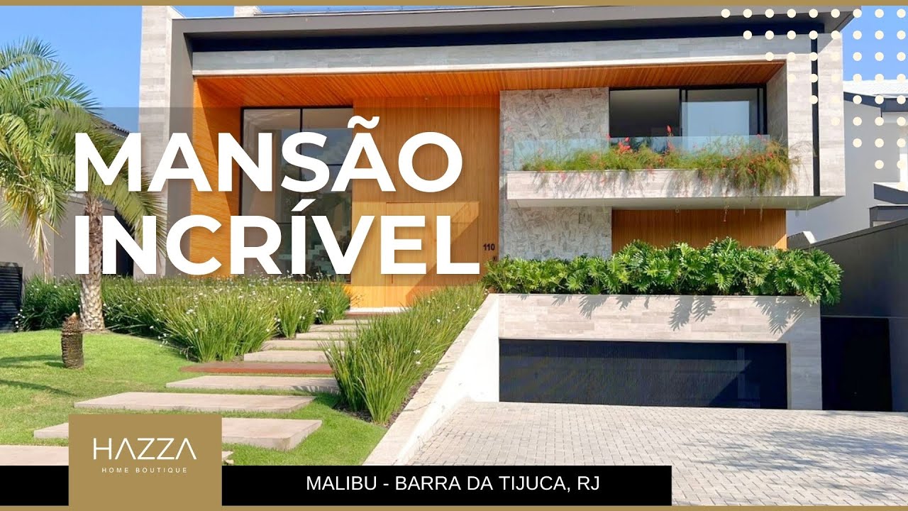 Incr&iacute;vel Mans&atilde;o &agrave; Venda no Condom&iacute;nio Malibu - Barra da Tijuca/RJ