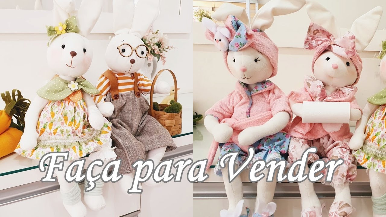 FIz e Já Vendi ❤️LUCRE MUITO SEM SAIR DE CASA ⭐ COELHOS DE PASCOA UTILITARIOS PORTA PAPEL HIGIENICO