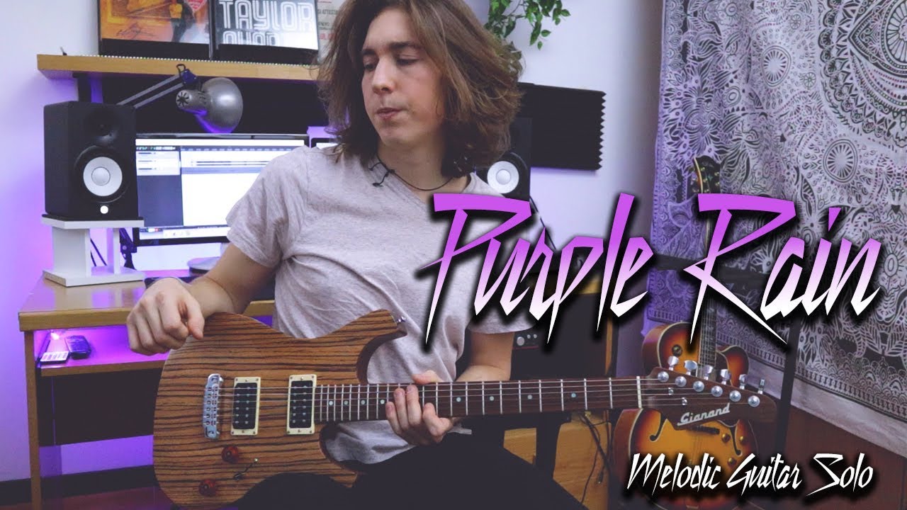 Purple Rain - Melodic Rock Guitar Solo (Prince)